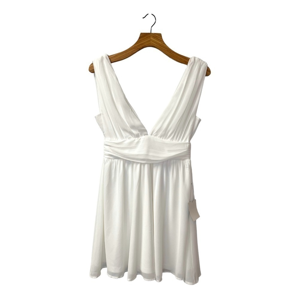 NWT Lulu's Heavenly Hues White Mini Dress Size S